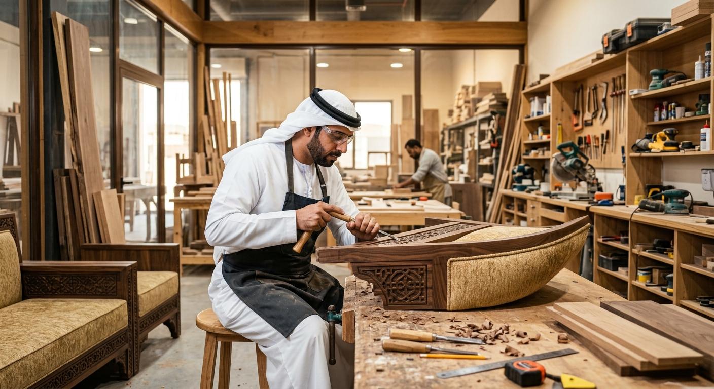نجار في عجمان - خدمات متكاملة